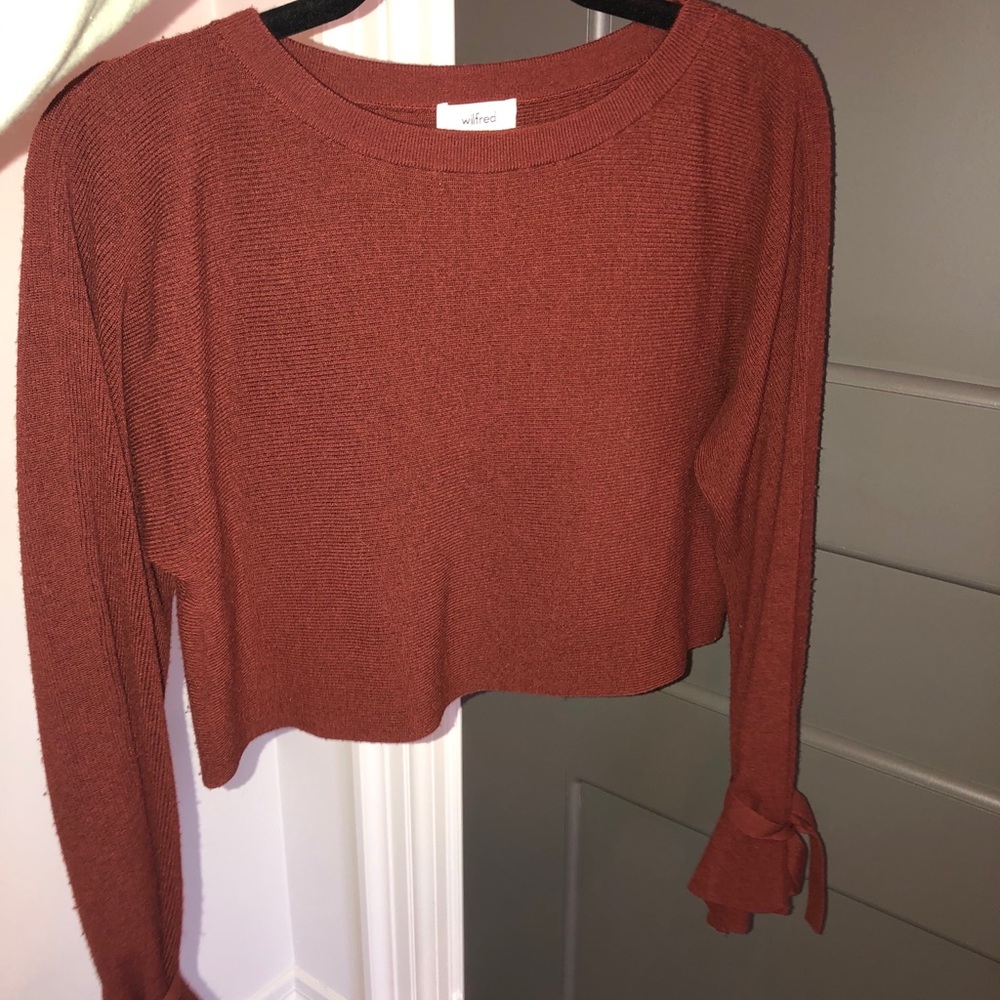 Wilfred burgundy sweater